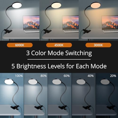 Remote Control Dimmable LED Clamp Light — photo 4