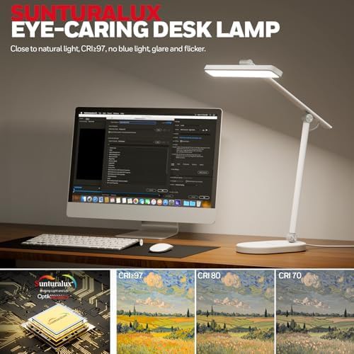 Eye-Caring LED Desk Lamp with Auto Sensor — photo 3