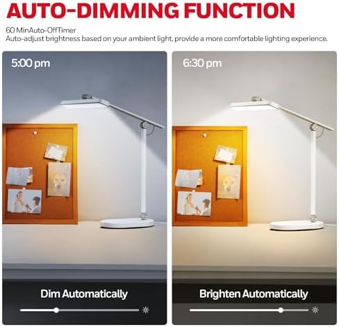 Eye-Caring LED Desk Lamp with Auto Sensor — photo 5