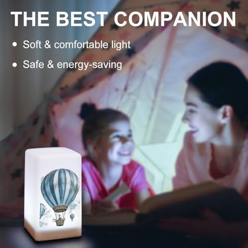 Hot Air Balloon Print Bedside Lamp — photo 5