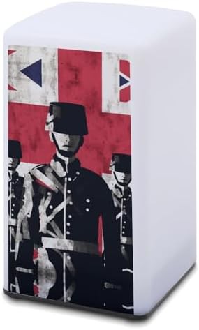 Soldier and Flag Printed Desk Lamp
