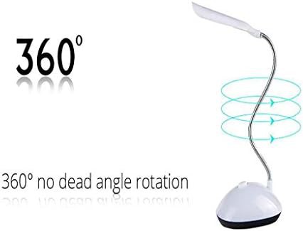 White battery powered gooseneck reading lamp — photo 3