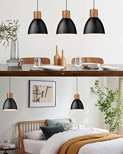 Touch Control Desk Lamp with Industrial Hanging Lights — photo 5