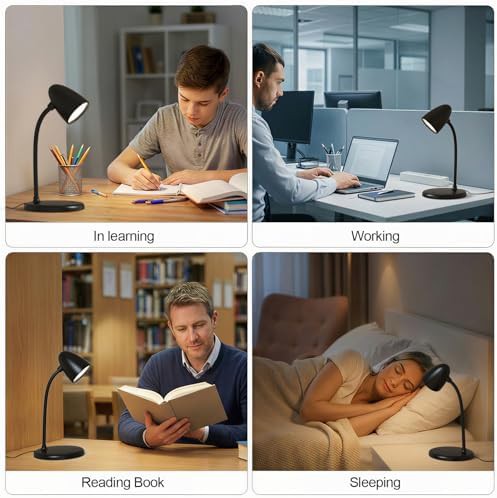 Dimmable LED Table Lamp with Three Light Colors — photo 3