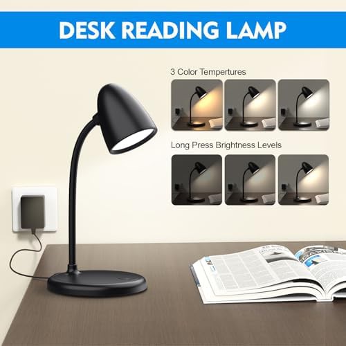 Dimmable LED Table Lamp with Three Light Colors — photo 5