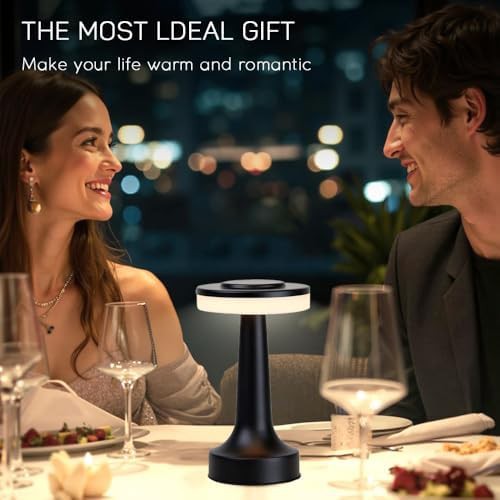 Cordless metal touch sensor table lamp — photo 3
