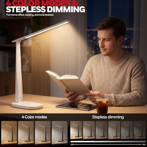Dimmable Reading Light with Four Color Modes — photo 3