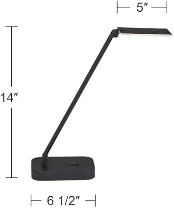 Rayven black adjustable height LED lamp — photo 4