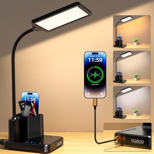 Gooseneck Desk Lamp with Nine Lighting Modes