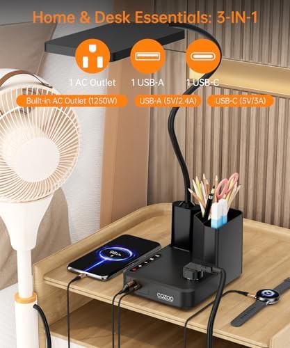 Gooseneck Desk Lamp with Nine Lighting Modes — photo 3