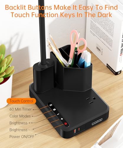 Gooseneck Desk Lamp with Nine Lighting Modes — photo 4