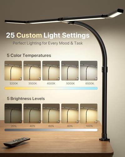 Four Panel LED Monitor Light with Clamp — photo 4