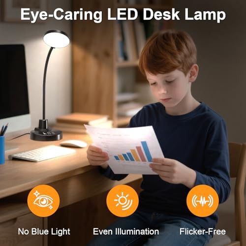 Dimmable LED Gooseneck Lamp with Weighted Base — photo 3
