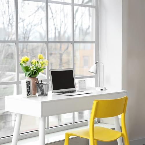 White metal adjustable task lamp — photo 5