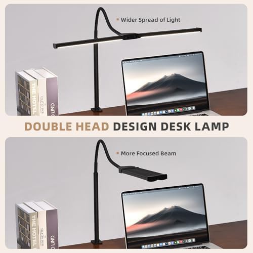 Double Head LED Lamp with Clamp — photo 4