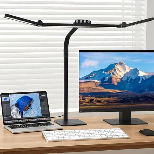 Gooseneck Swing Arm LED Desk Lamp