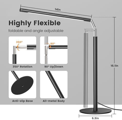 Metal Dimmable Desk Lamp with Base — photo 3