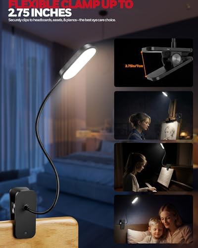 Rechargeable Gooseneck Clip On Light — photo 3