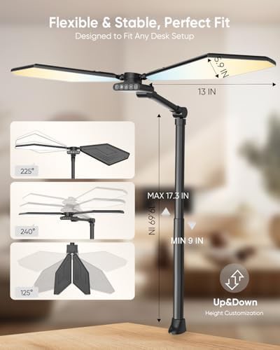 Dual-Head Architect Lamp with Remote Control — photo 3