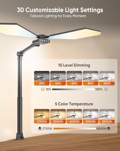 Dual-Head Architect Lamp with Remote Control — photo 4