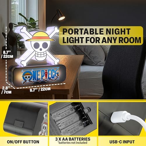 Straw Hat 3D Skull Night Light — photo 4