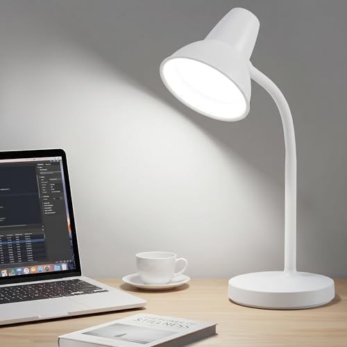 White Eye Caring Study Lamp with Gooseneck