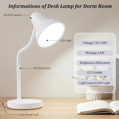 White Eye Caring Study Lamp with Gooseneck — photo 4