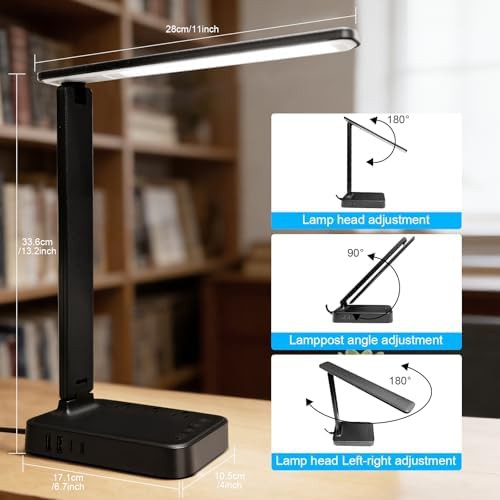 LED task light with integrated power strip — photo 5