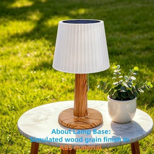 Solar waterproof cordless LED table lamp — photo 4